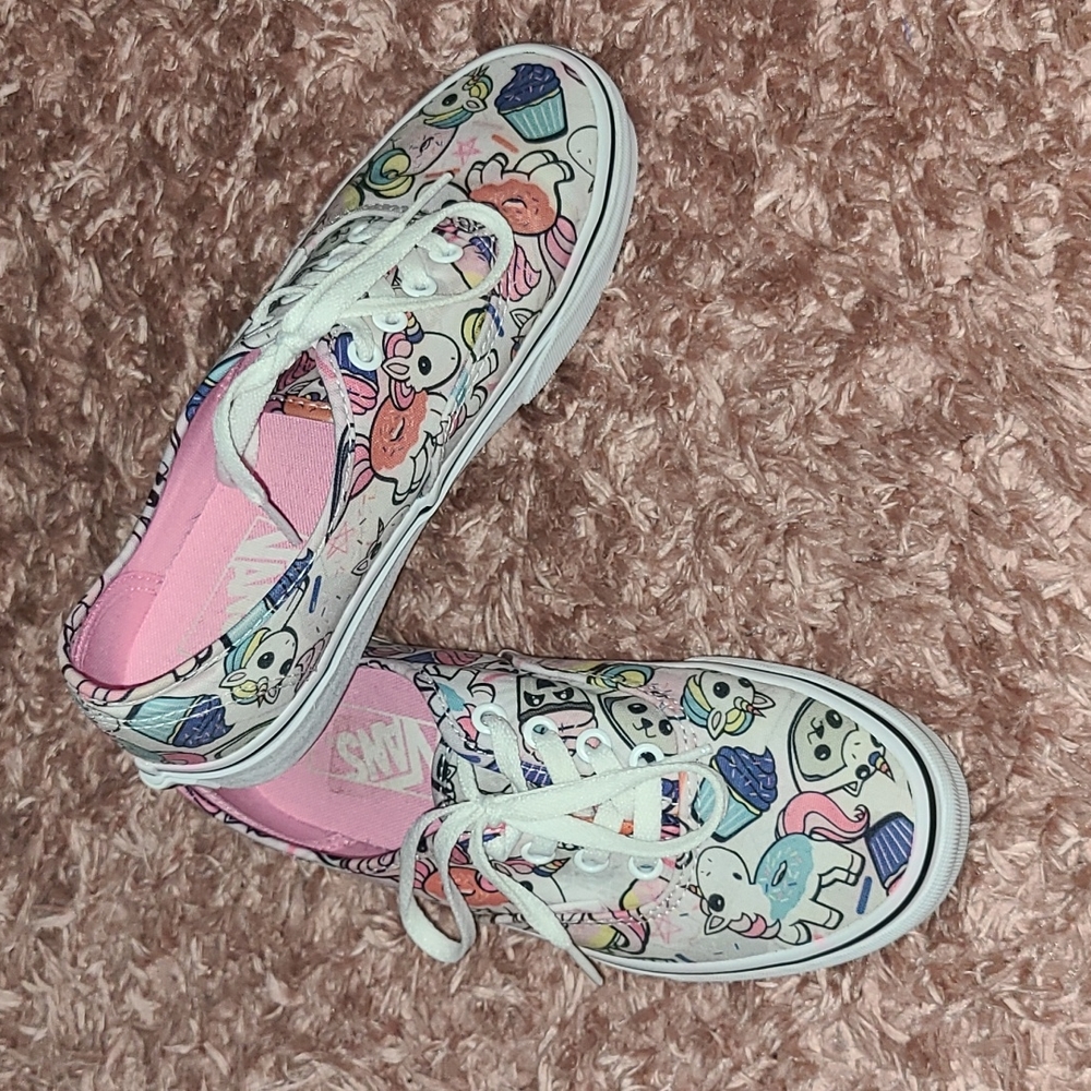 Vans Pink Donut Unicorn And Cupcake Classic